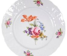 Тарелка большая Мейсенский букет